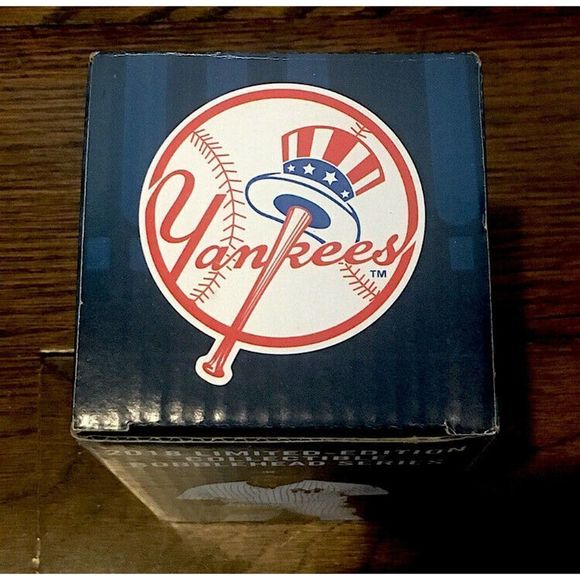 NY YANKEES SABATHIA BOBBLEHEAD SGA NIB 7/27/2018 BRAVED RAIN FOR IT! - Picture 5 of 12